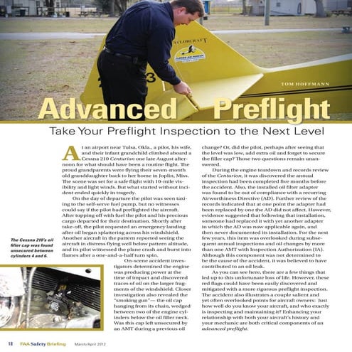 The Importance of the Pre/Post-Flight Inspection | PPTX