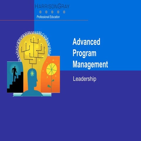 Advanced program management leadership | PPT