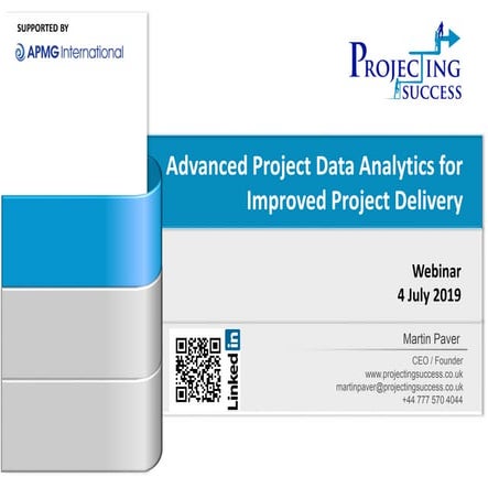 Advanced Project Data Analytics for Improved Project Delivery