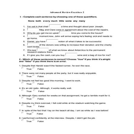 Advanced review exercises 2