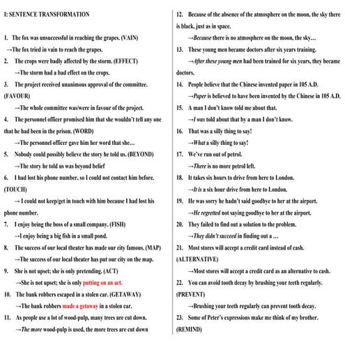 Advanced rewrite for olympics exam