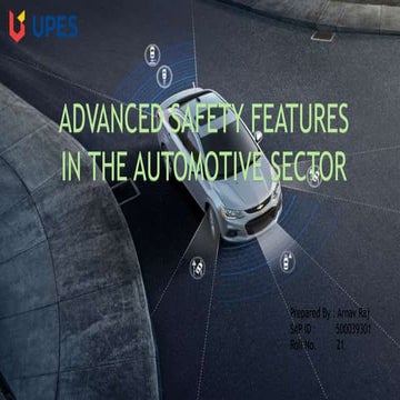 Advanced safety features | PPTX | Automotive Industry | Industries