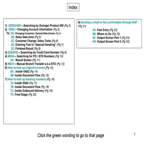 Advanced sap training