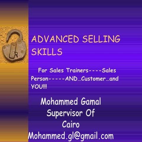 Advanced selling skills p2