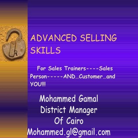 Advanced selling skills p3