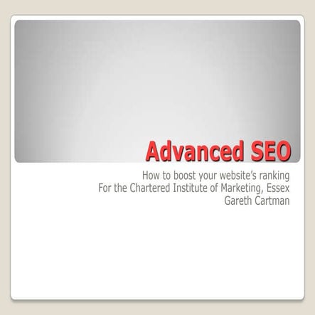 Advanced Seo