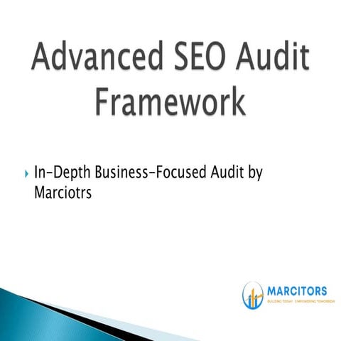 Advanced SEO Audit Framework | Maximize Your Website’s Potential