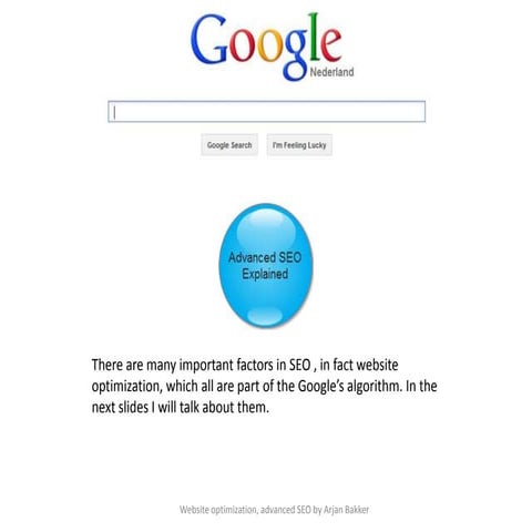 Website optimization: Advanced SEO explained