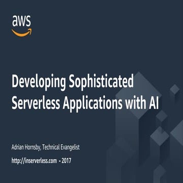 Developing Sophisticated Serverless Applications with AI