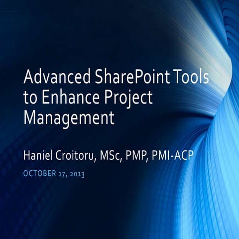 Advanced SharePoint for Project Managers