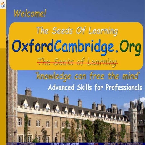 Advanced Skills for Professionals (Administrative)