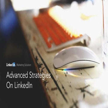 Masterclass: Advanced Strategies on LinkedIn