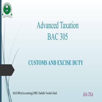 Advanced Taxation for the business .pptx