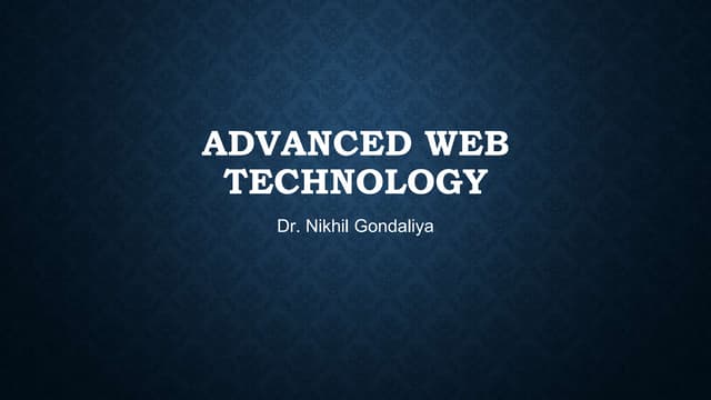Advanced Web Technology.pptx