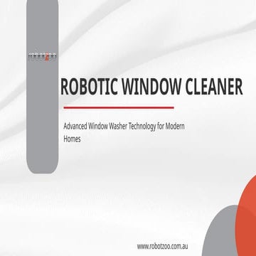 Advanced Window Washer Technology for Modern Homes | PPTX