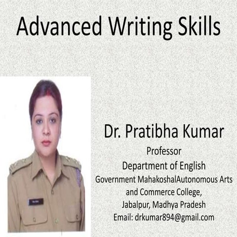 Advanced writing skills_pratibha_kumar
