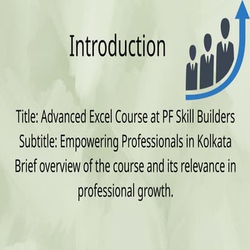 Advanced Excel Course in Kolkata - Master Excel with Expert Training