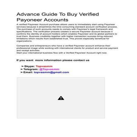 Advance Guide To Buy Verified Payoneer Accounts.pdf