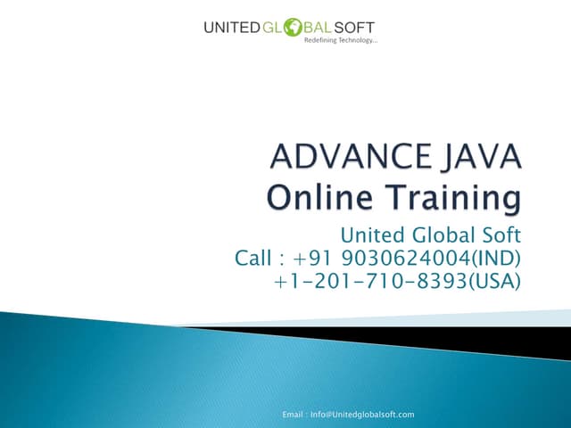 Advance java Online Training in Hyderabad