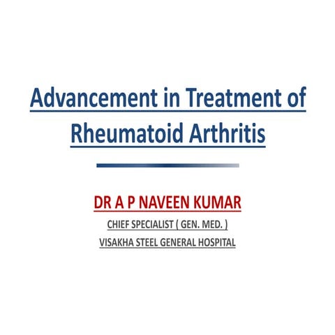 Advancement in treatment of ra (1)