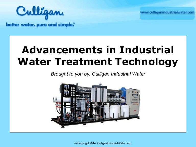 Advancements inindustrialwatertreatmenttechnology