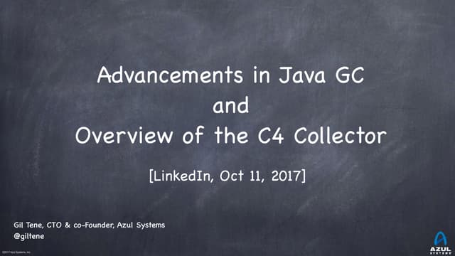 Advancements ingc andc4overview_linkedin_oct2017