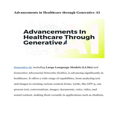 Advancements in Healthcare through Generative AI.pdf