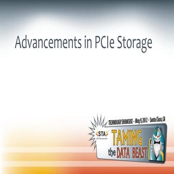Advancements in PCIs Storage