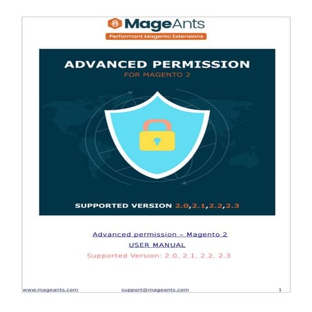 Magento 2 Advanced Permissions