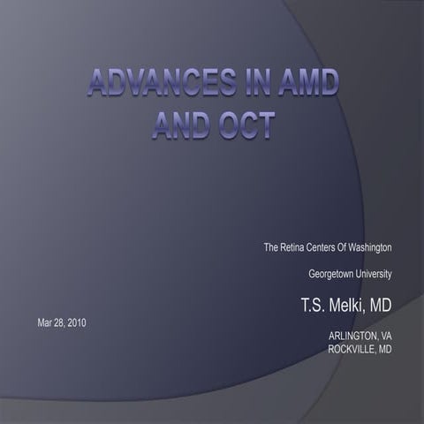 Advances in Amd And Oct | PPTX