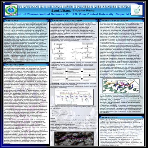 Advances in computer aided drug design