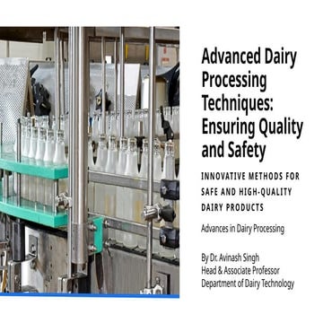 Advances in Dairy Processing       .pptx