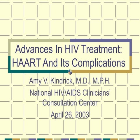 Advances in hiv treatment