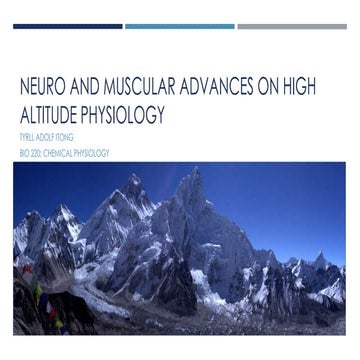 High Altitude Adaptations | PPTX