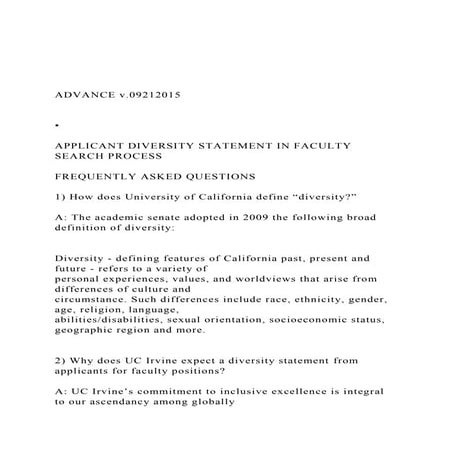 ADVANCE v.09212015 •APPLICANT DIVERSITY STATEMENT .docx