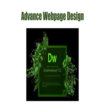 Advance Webpage Design.pptx