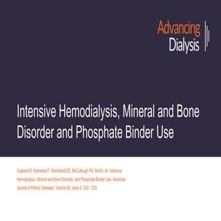 Advancing Dialysis - Mineral and Bo...