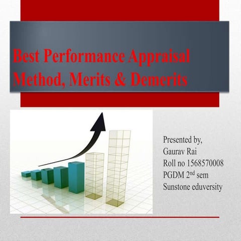 Advantage and disadvantage of performance appriccial