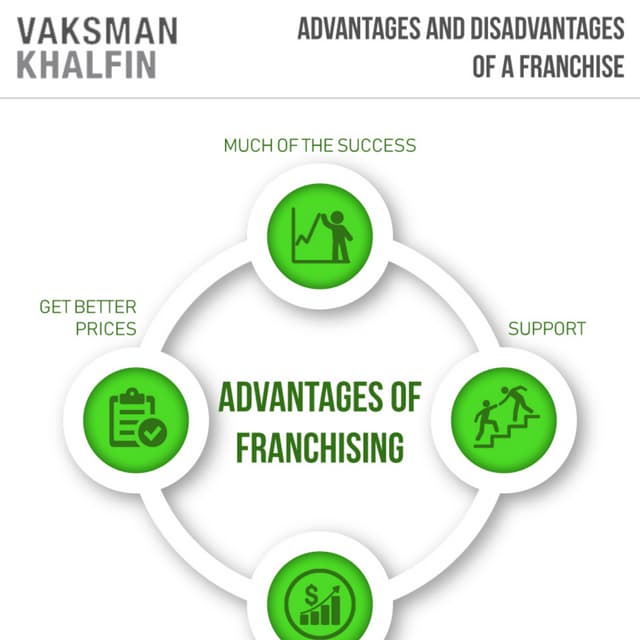 Advantages and disadvantages of a franchise