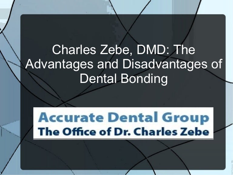 Advantages and disadvantages of dental bonding