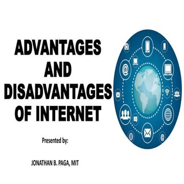 ADVANTAGES AND DISADVANTAGES OF INTERNET.pptx