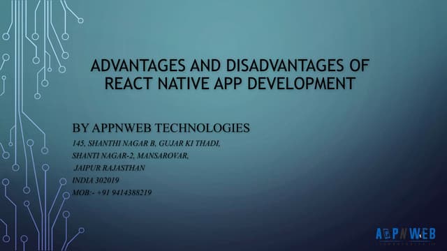 Advantages and Disadvantages of React Native App Development