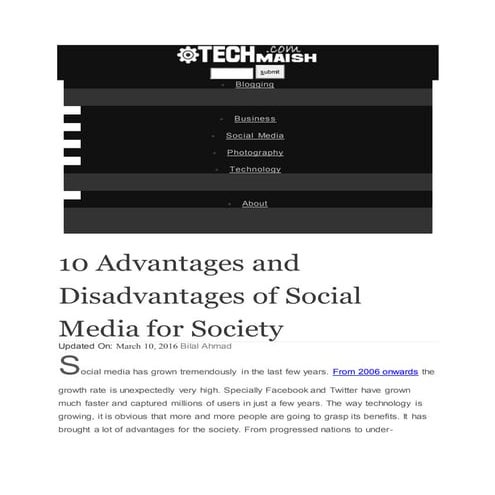 Advantage social
