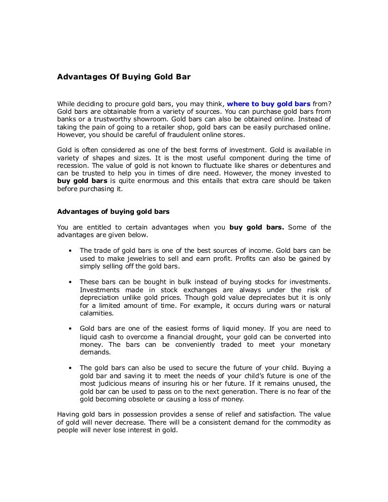 can you buy stock in gold