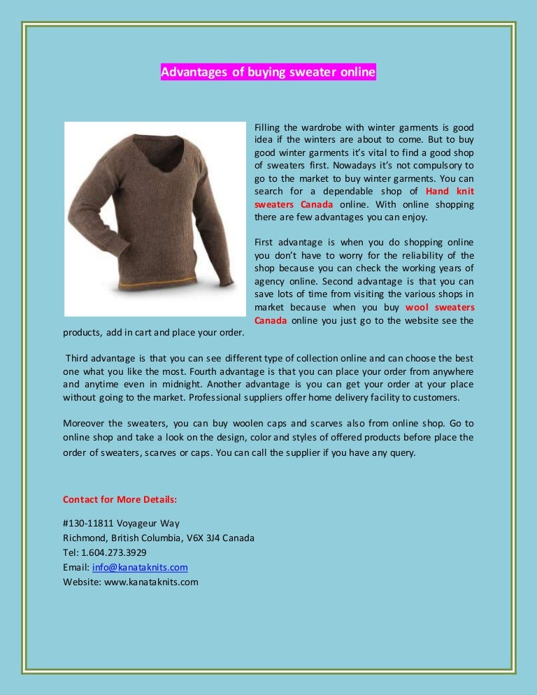 buy sweaters online