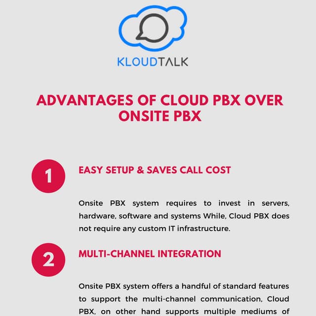 Advantages of Cloud PBX Over Onsite PBX 