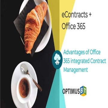 Advantages of econtract +office 365 integrated contract management