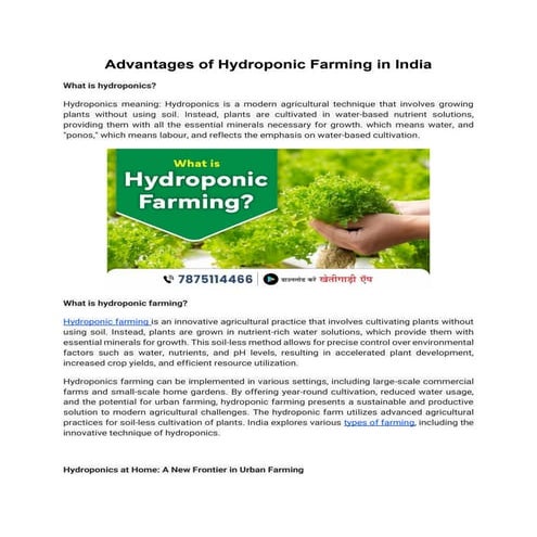 Advantages of Hydroponic Farming in India.pdf