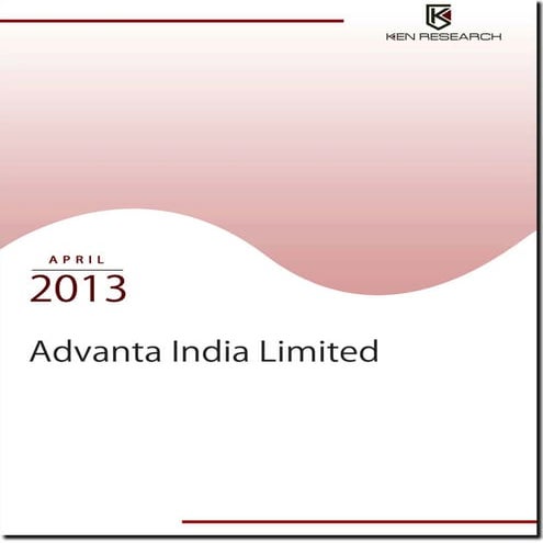 Advanta India Limited Expanding International Presence via Extensive Research and Development