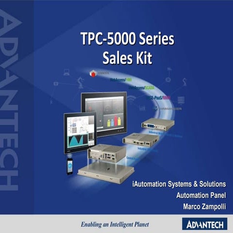 Advantech Industrial IoT TPC-5000 Controlpanel sales kit